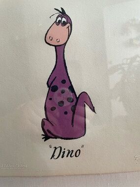 Dino Art Etching  (Flinstones)